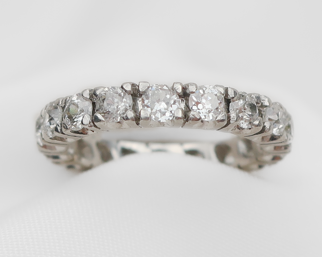 Art Deco Diamond Eternity Band