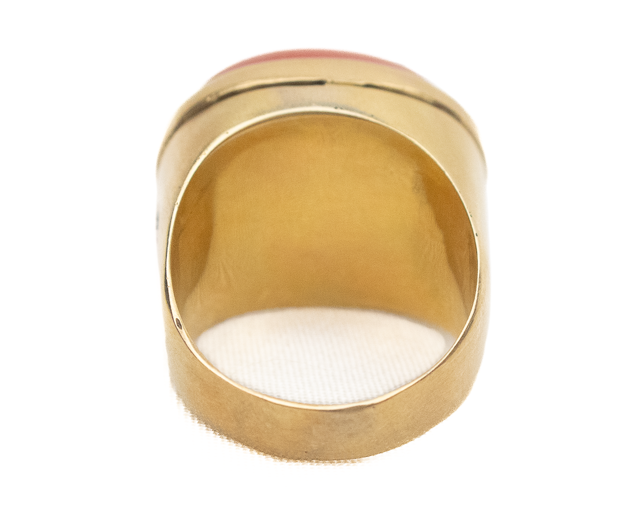 1970s Coral Cabochon Ring