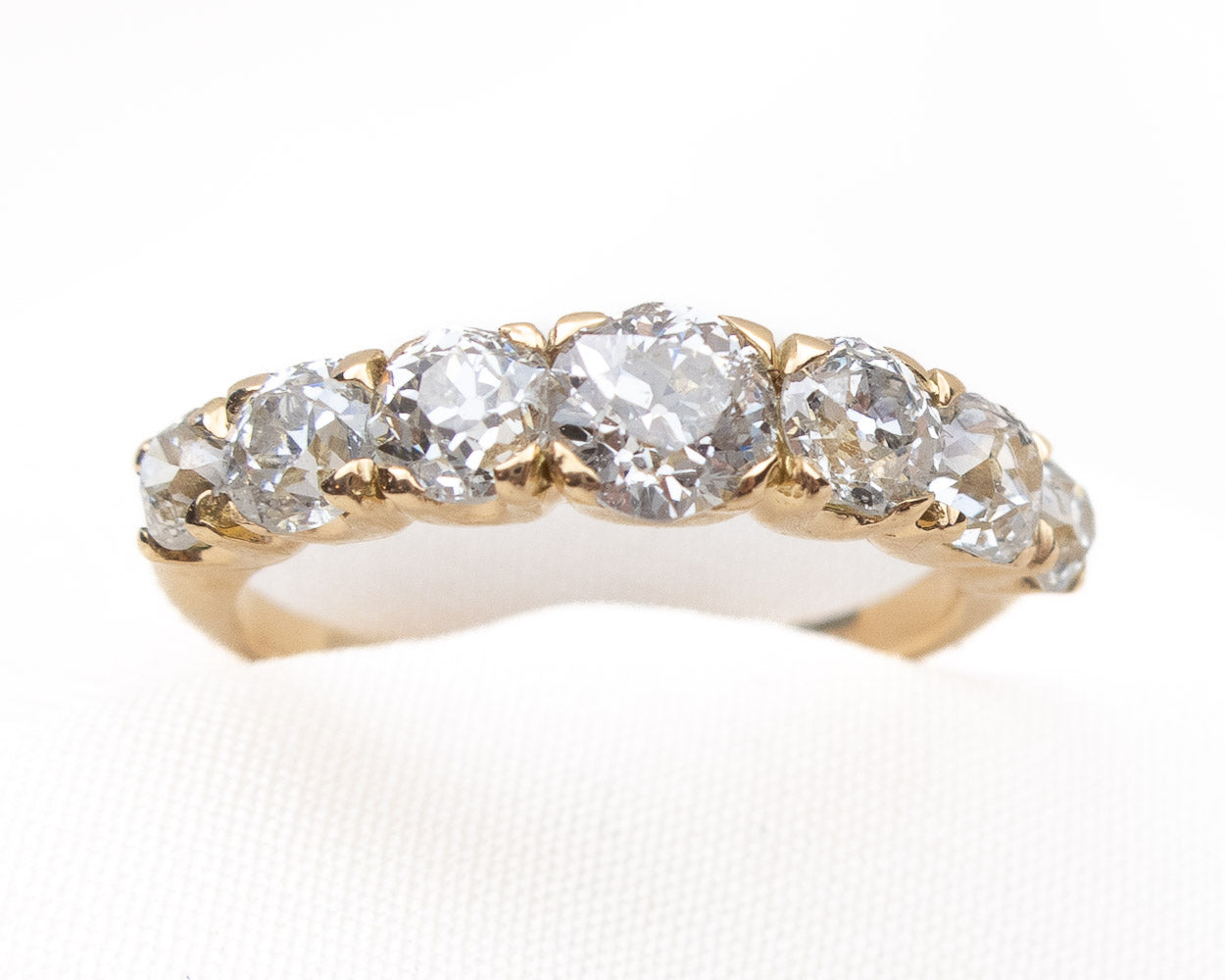 Victorian 1.56-Carat Linear Diamond Ring