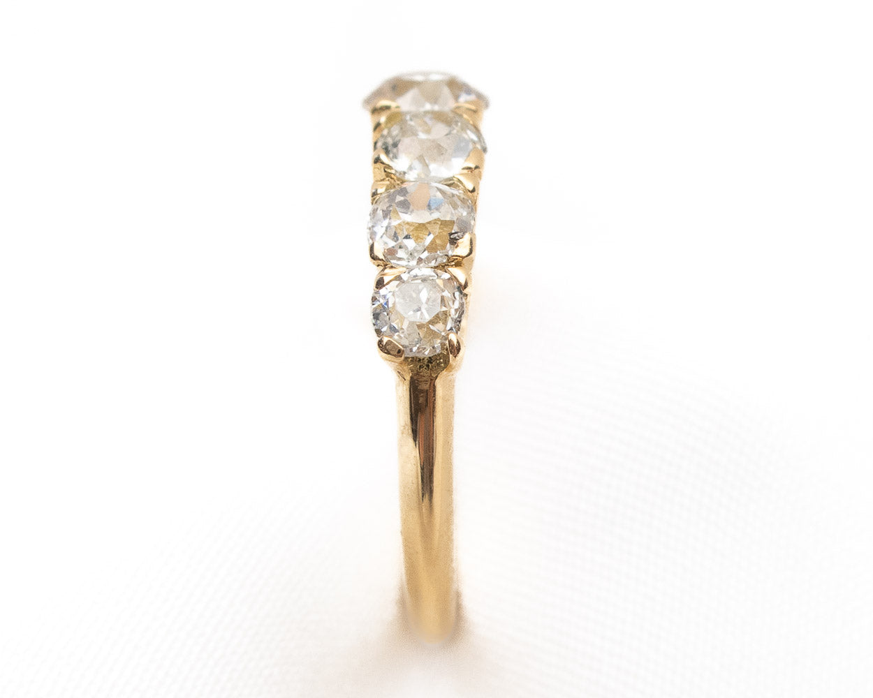 Victorian 1.56-Carat Linear Diamond Ring