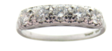 Midcentury Diamond Demi-Band