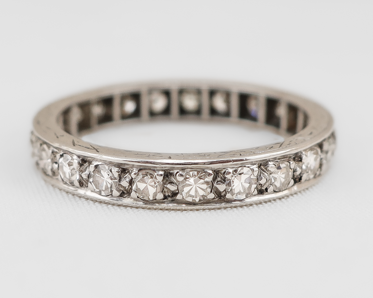 Art Deco Diamond Eternity Band