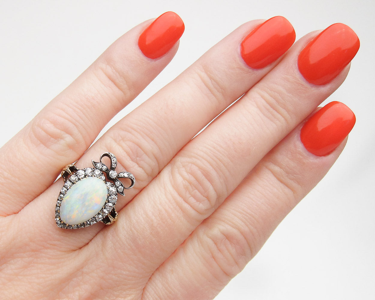 Victorian Opal & Diamond Ring