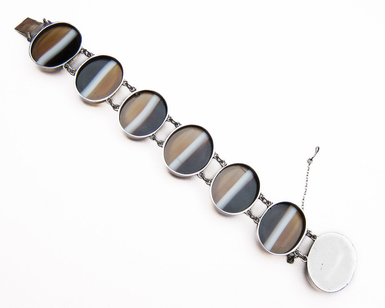 Victorian Banded Agate Bracelet
