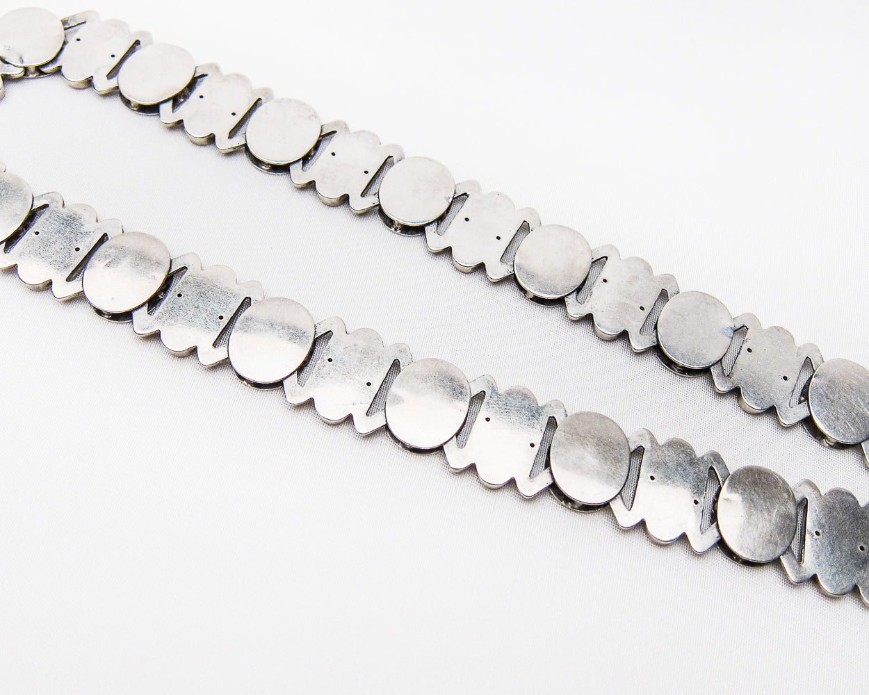 Victorian Silver Engraved Collar
