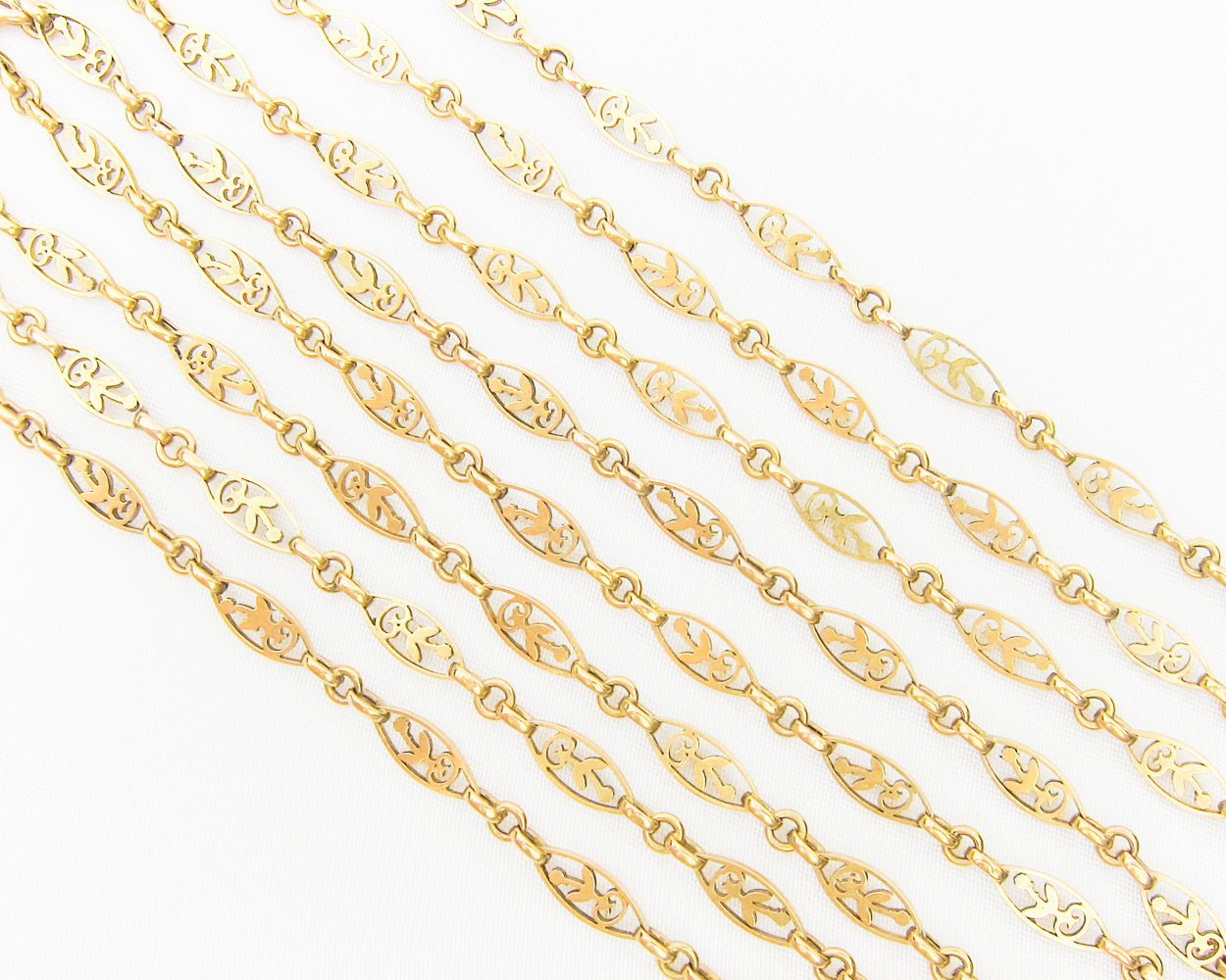 Victorian French Imperial 15KT Gold Chain