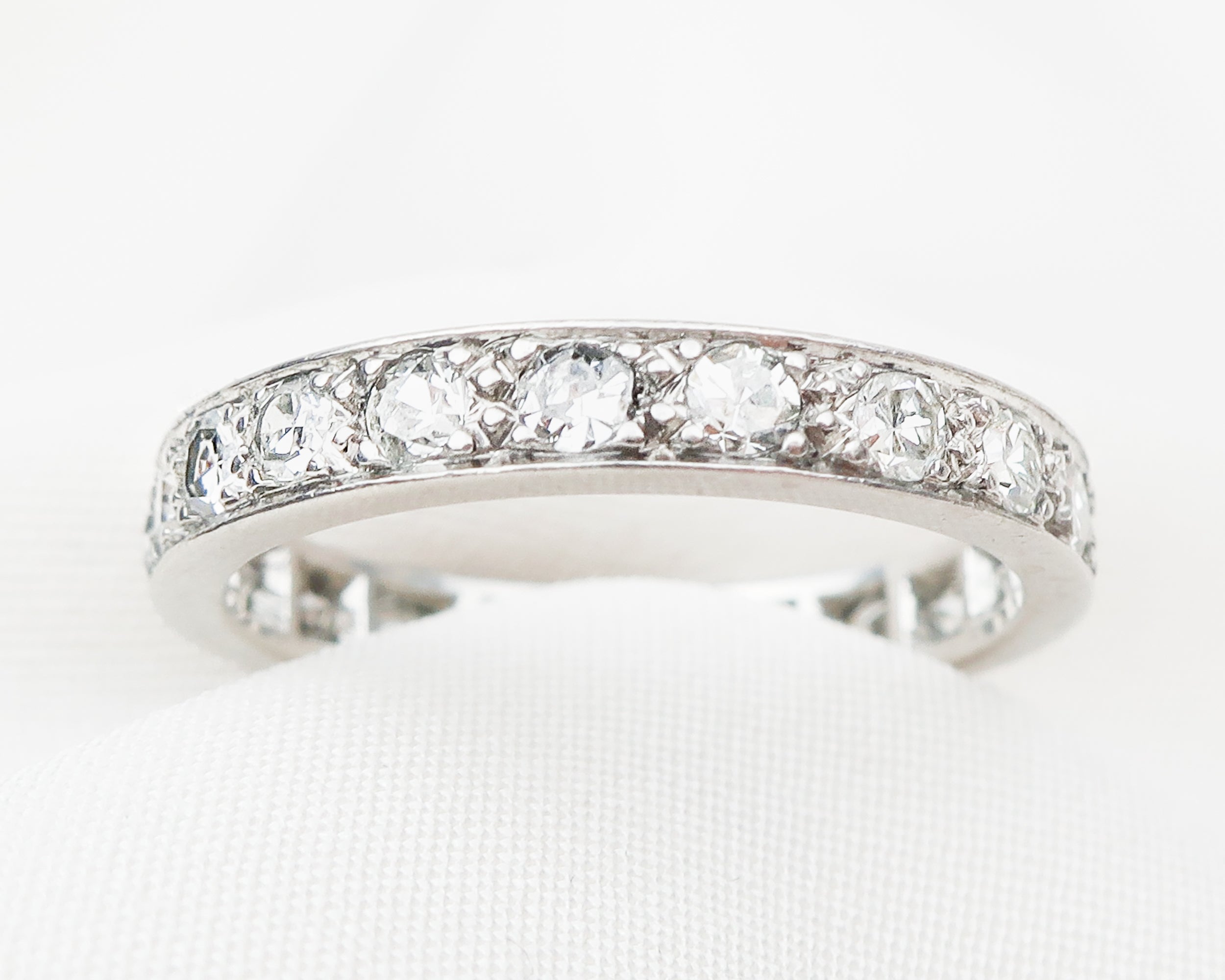 Art Deco French Eternity Band