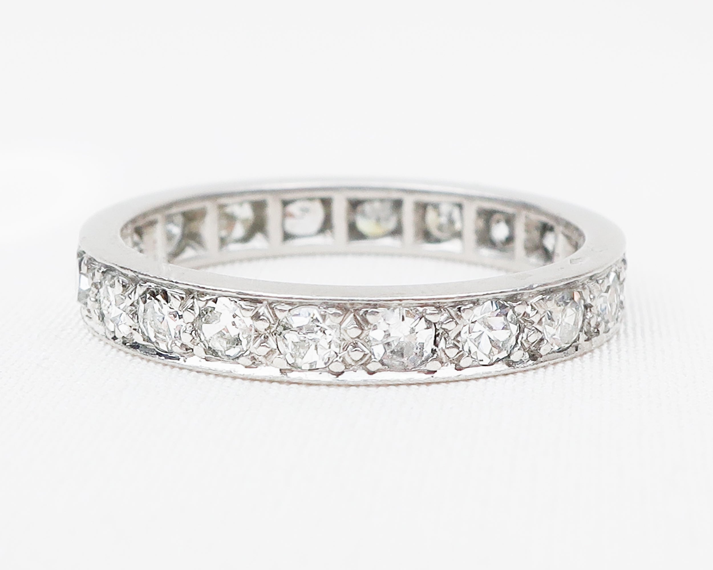 Art Deco French Eternity Band