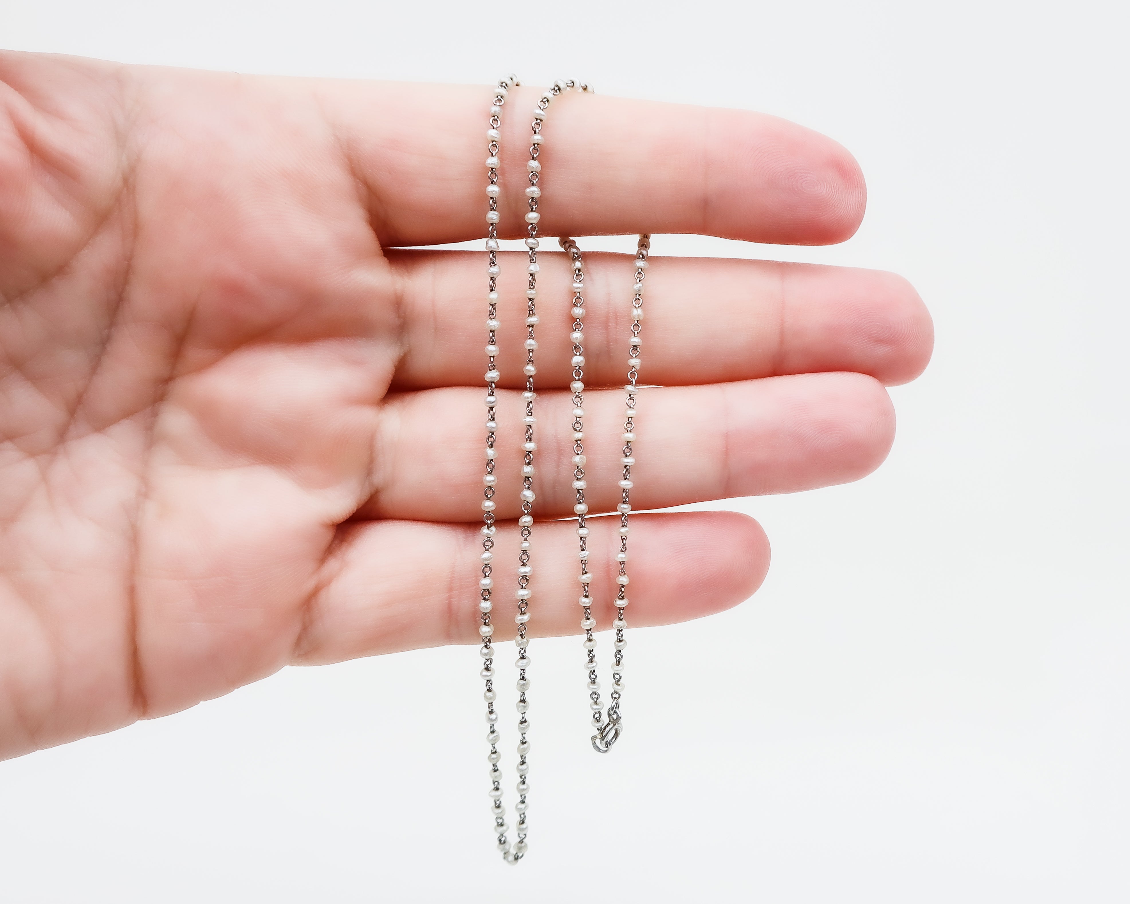Victorian French Pearl Chain