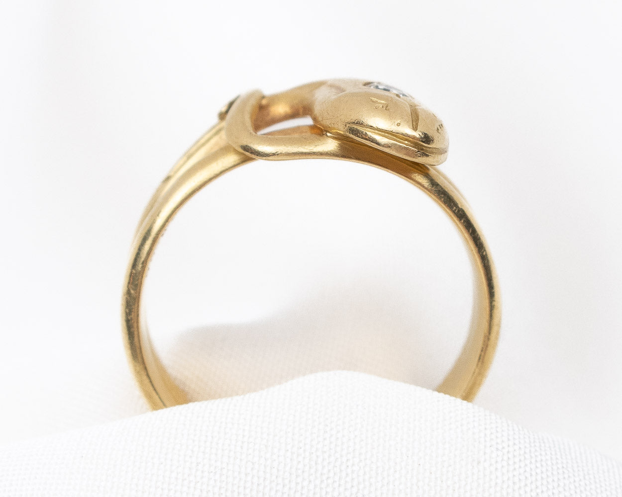 Victorian Diamond Snake Ring