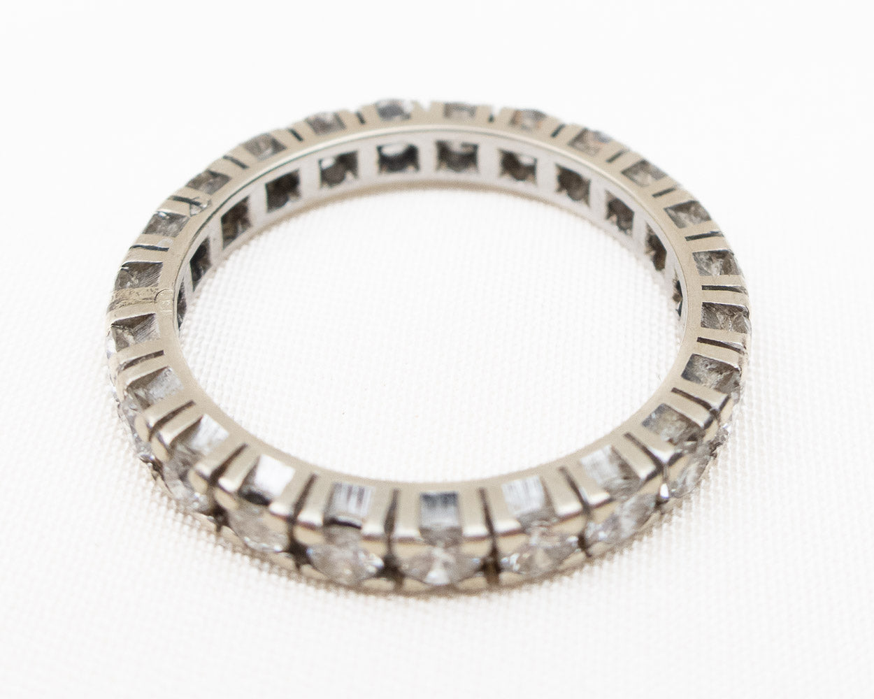 Retro-Era French Diamond Eternity Band