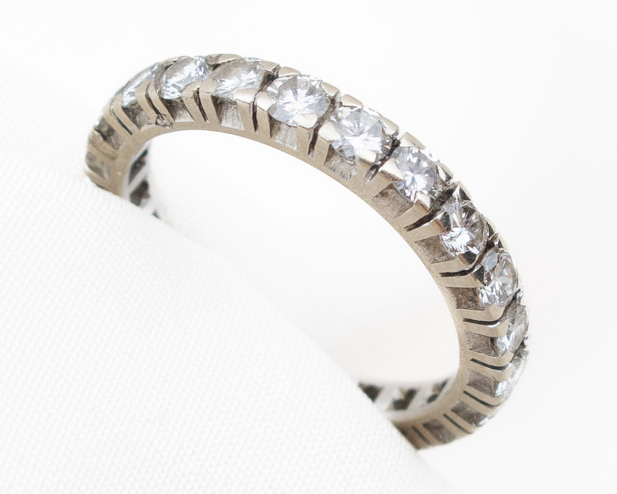 Retro-Era French Diamond Eternity Band