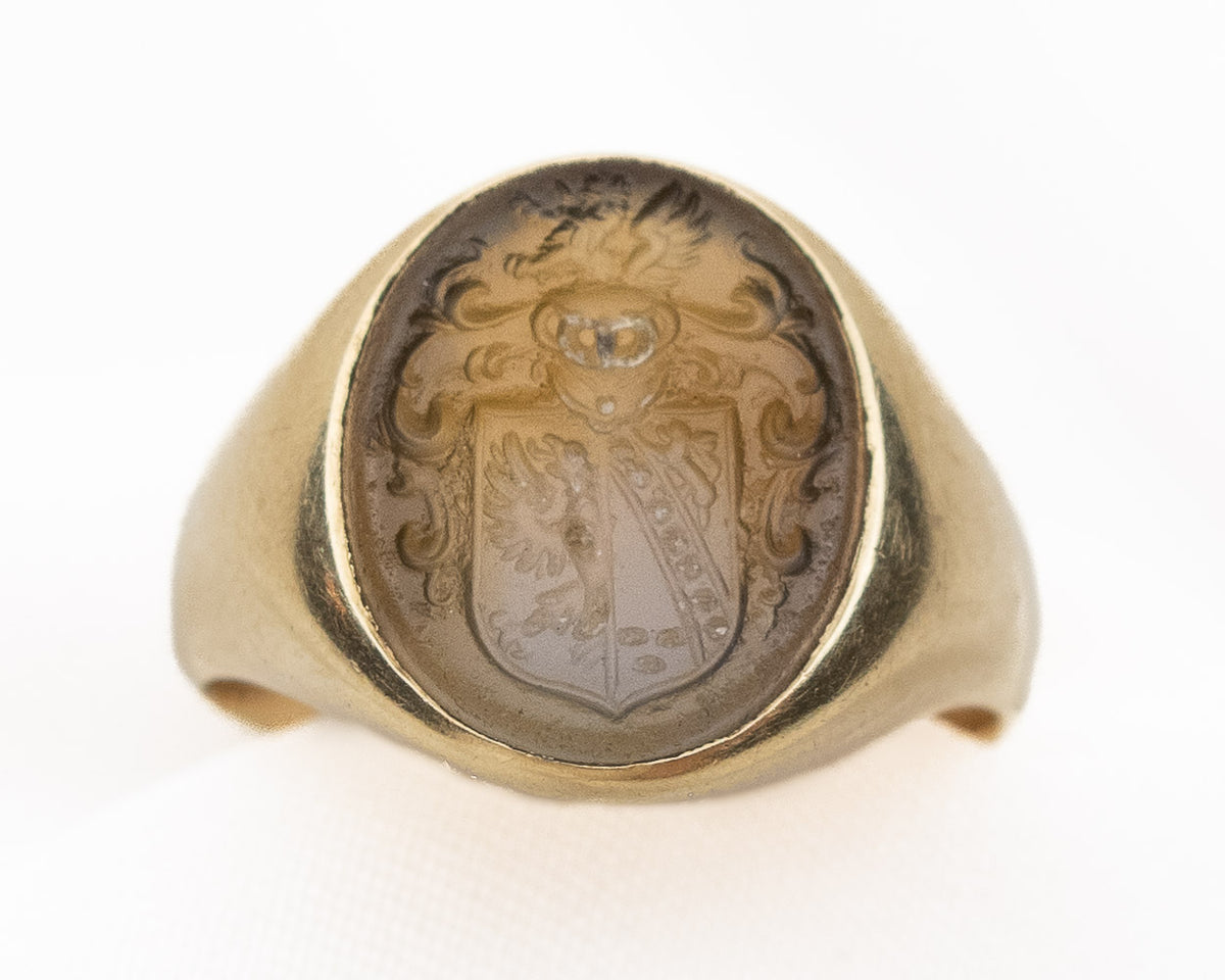 Custom intaglio deals ring