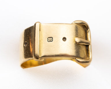 MSJ, Office Victorian Diamond Belt Buckle Ring