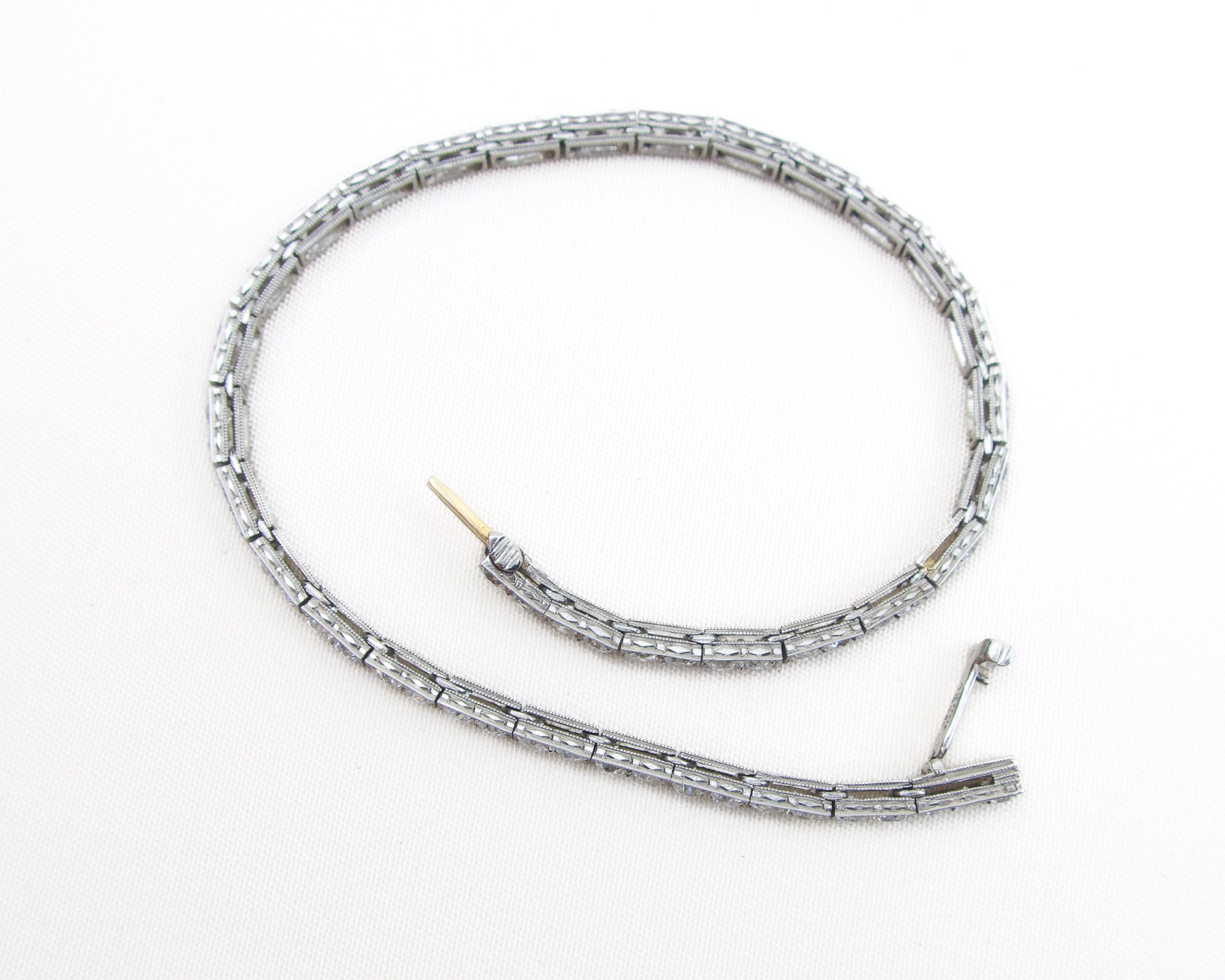 Art Deco Tiffany & Co. Diamond Line Bracelet