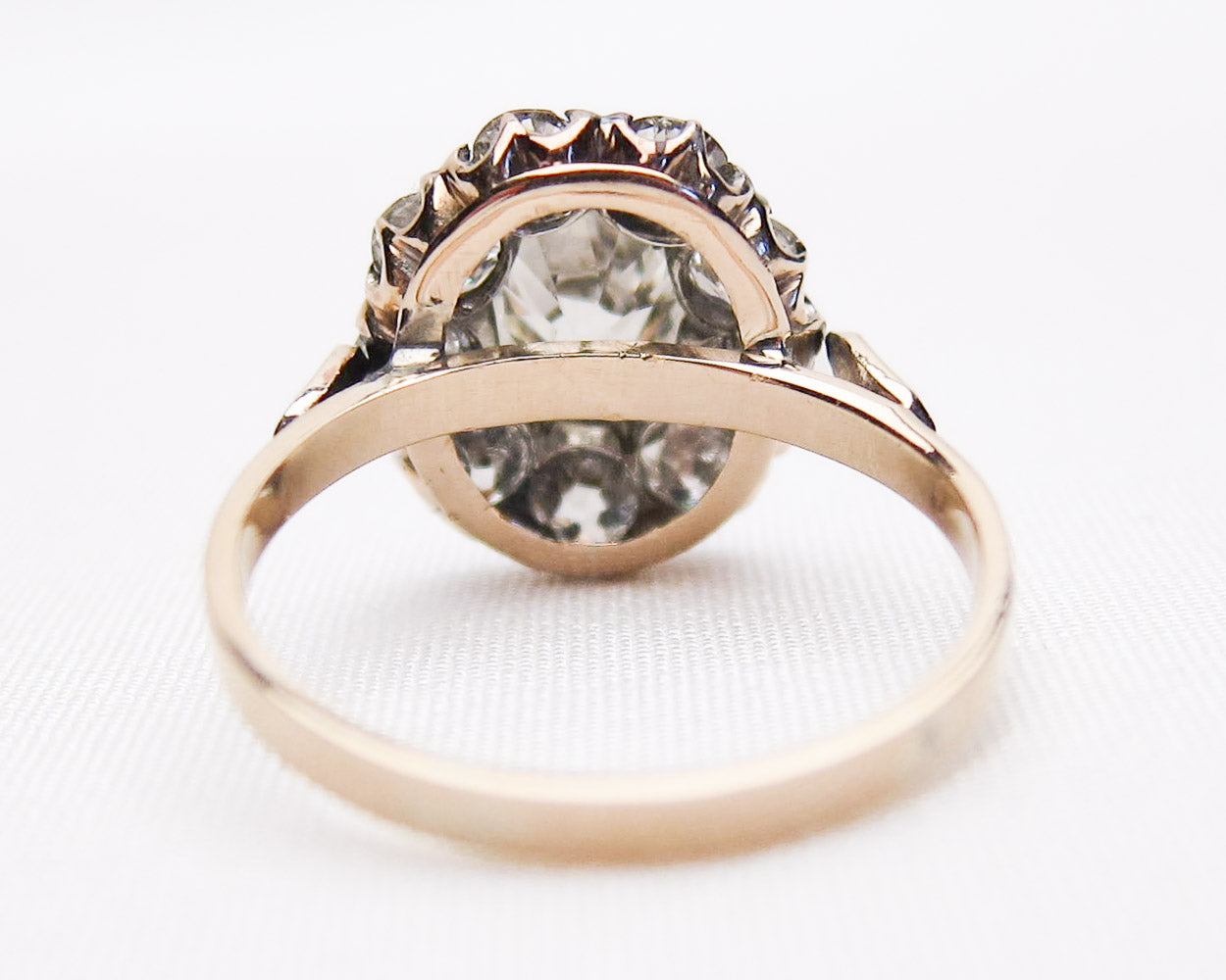 Victorian Diamond Cluster Ring