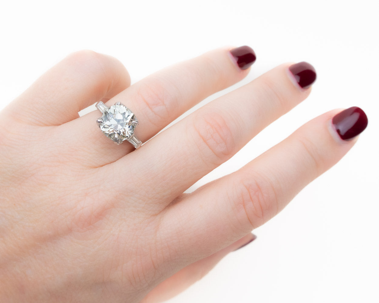 Art Deco 5.82-Carat Diamond Ring