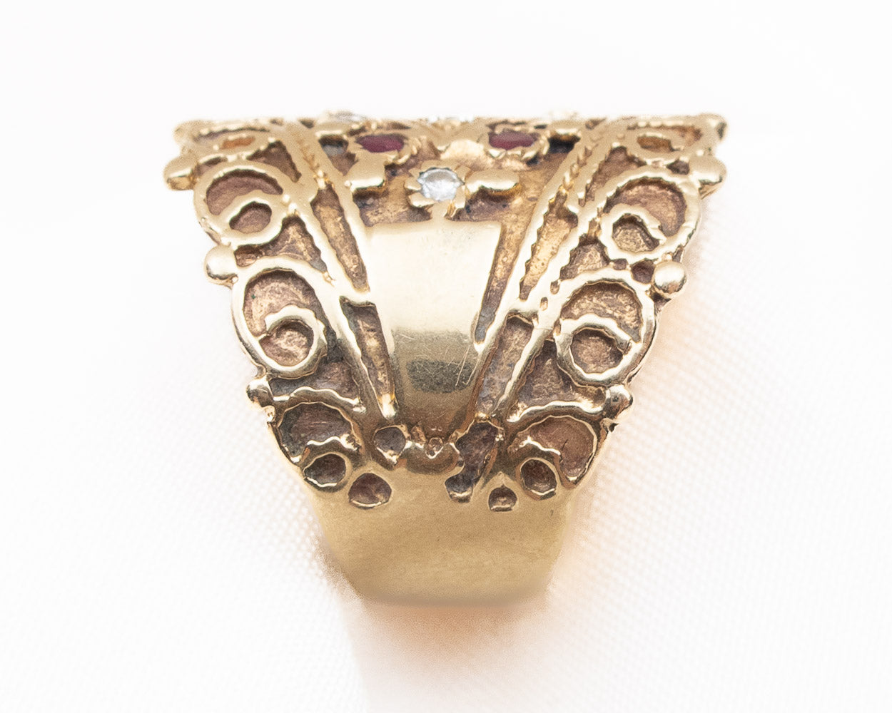 1970s Band with Rubies & Diamonds