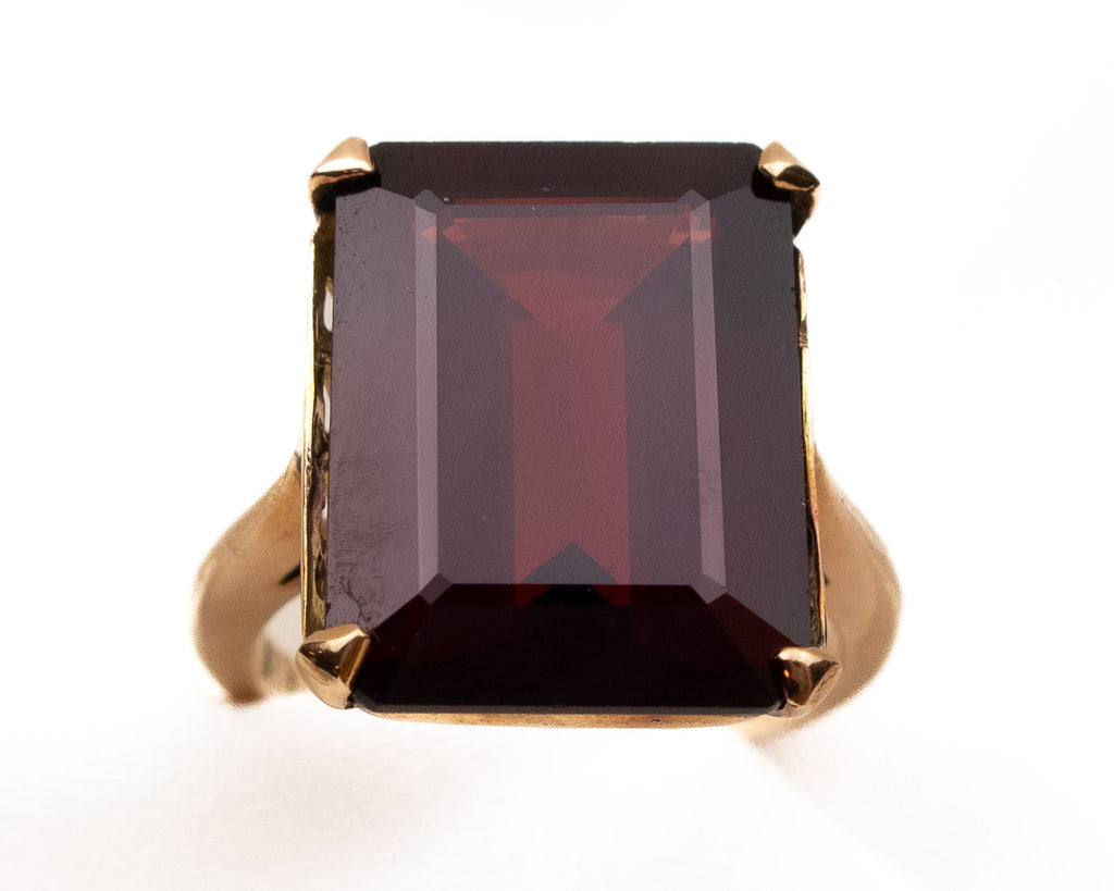 Almandine clearance garnet ring