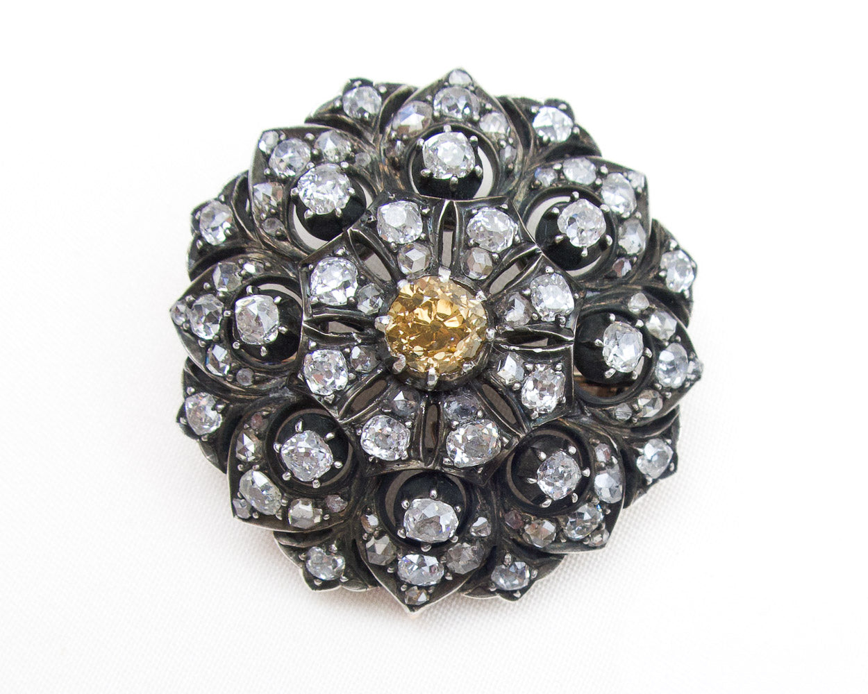 Victorian Diamond Brooch/Pendant