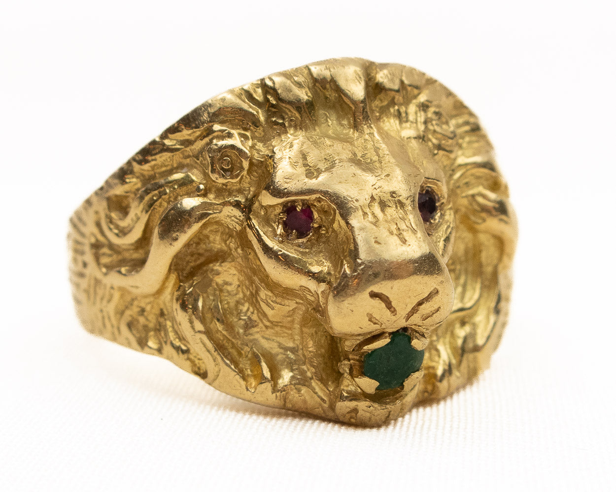 Midcentury Lion Ring