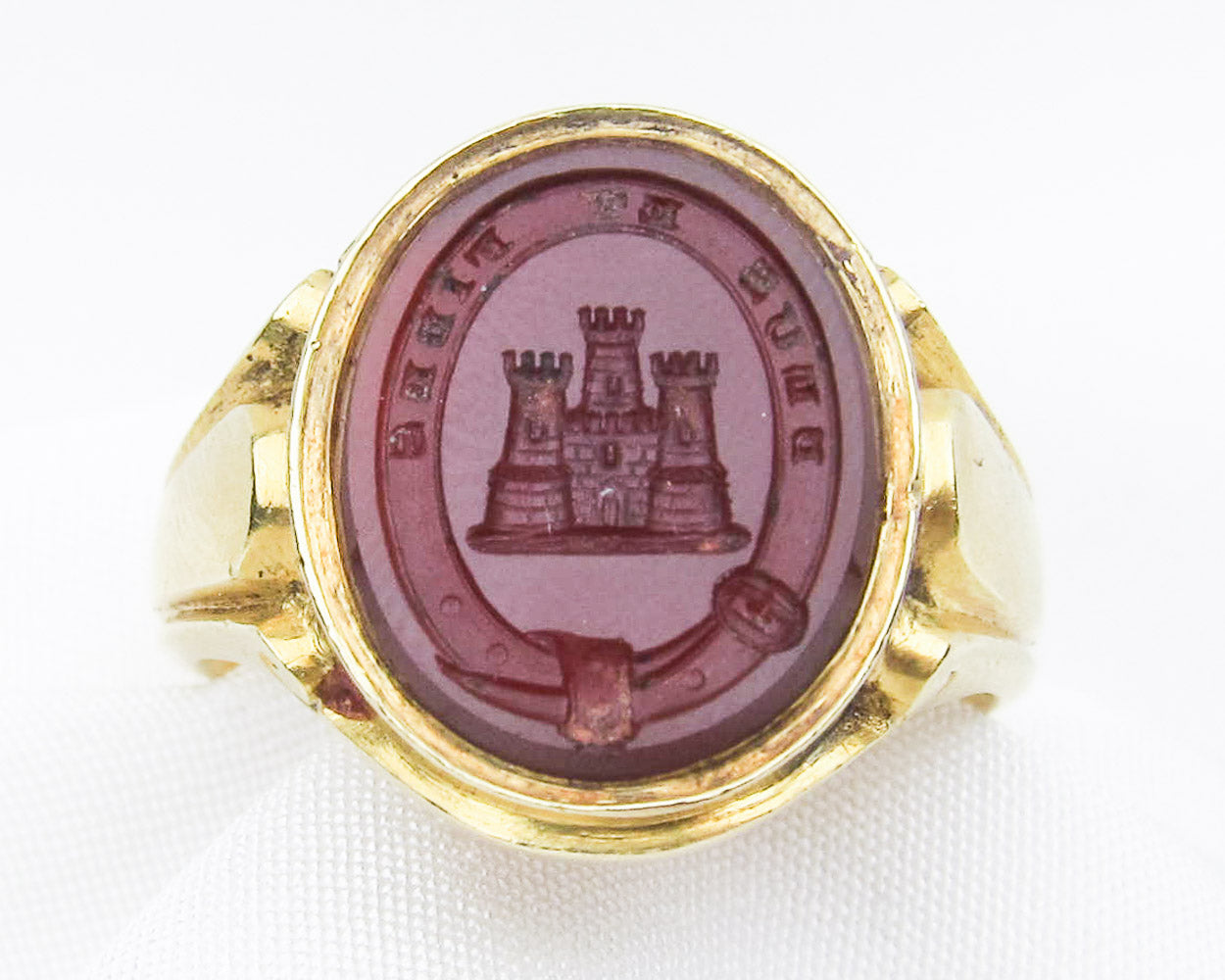 Victorian "Order of the Garter" Signet Ring