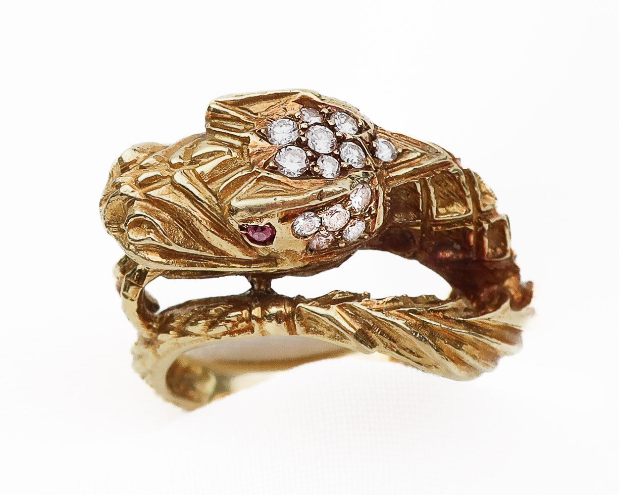 Anaconda Snake Ring | Loni Design Group Rings $384.03 | 10k Gold, 14k Gold  , 18k gold , .925 Sterling Silver & Platinum