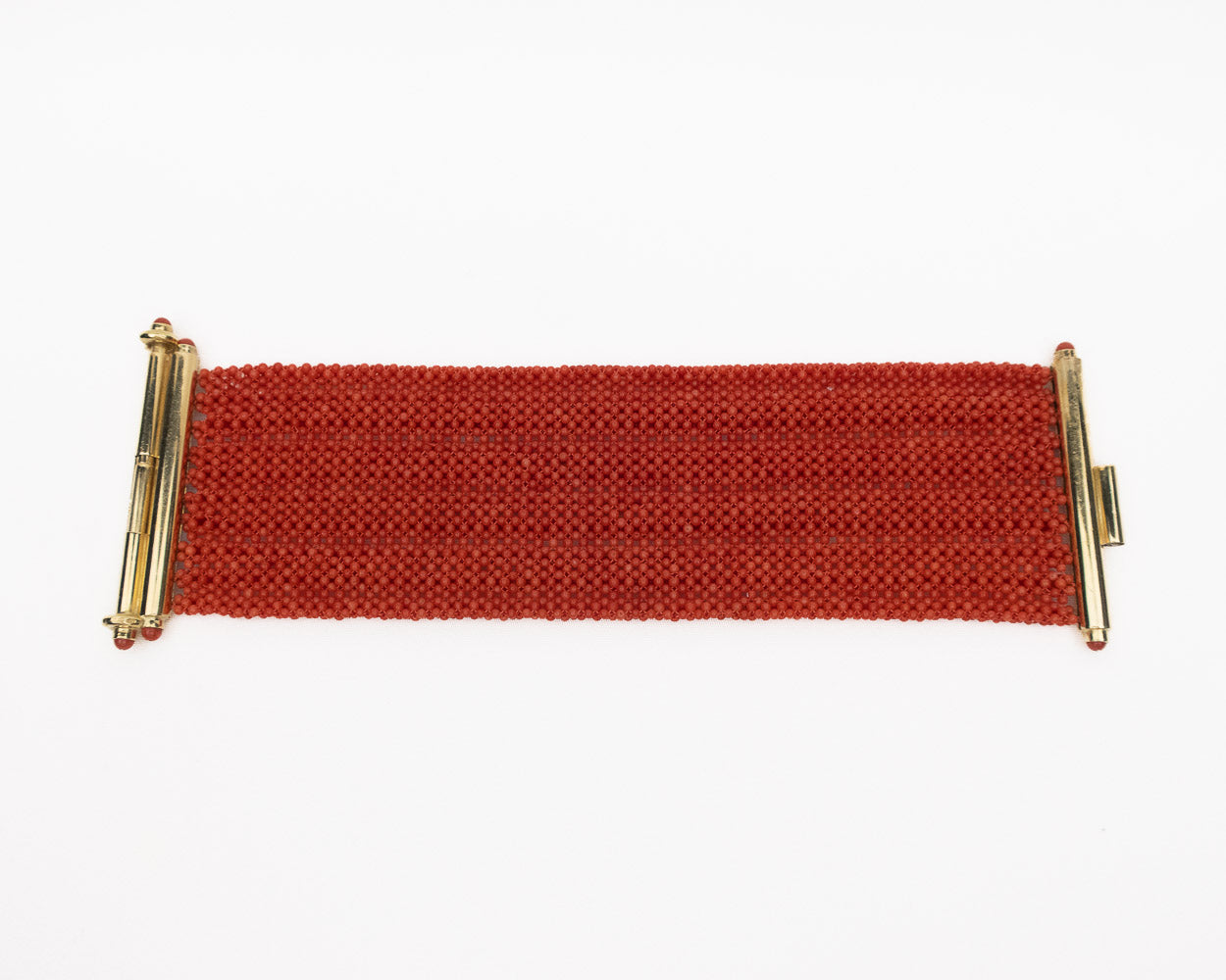 1970s Wide Coral Bracelet