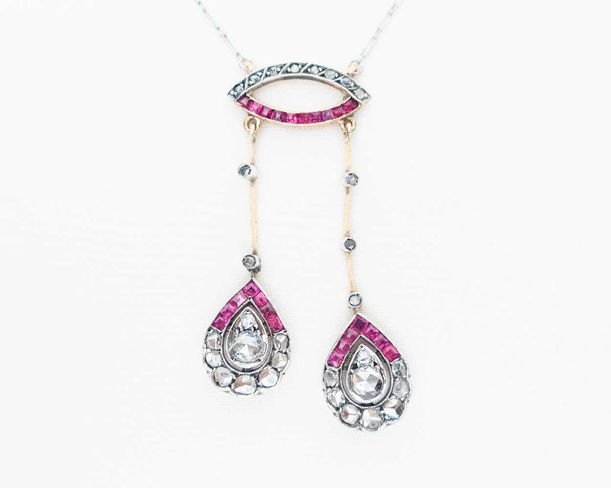 Victorian diamond emerald necklace! | Fashionworldhub