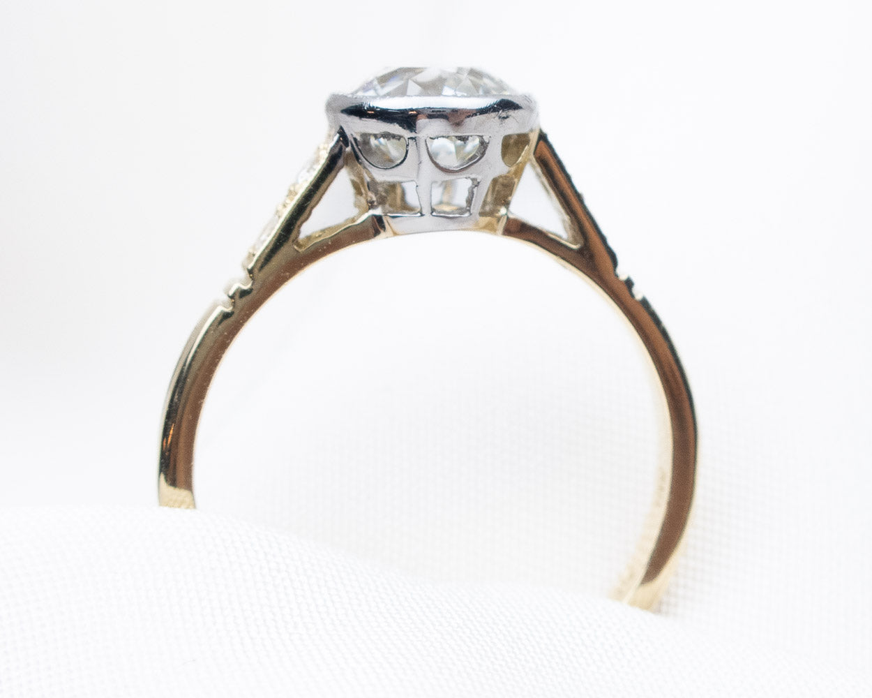 Art Deco 1.44-Carat Diamond Solitaire