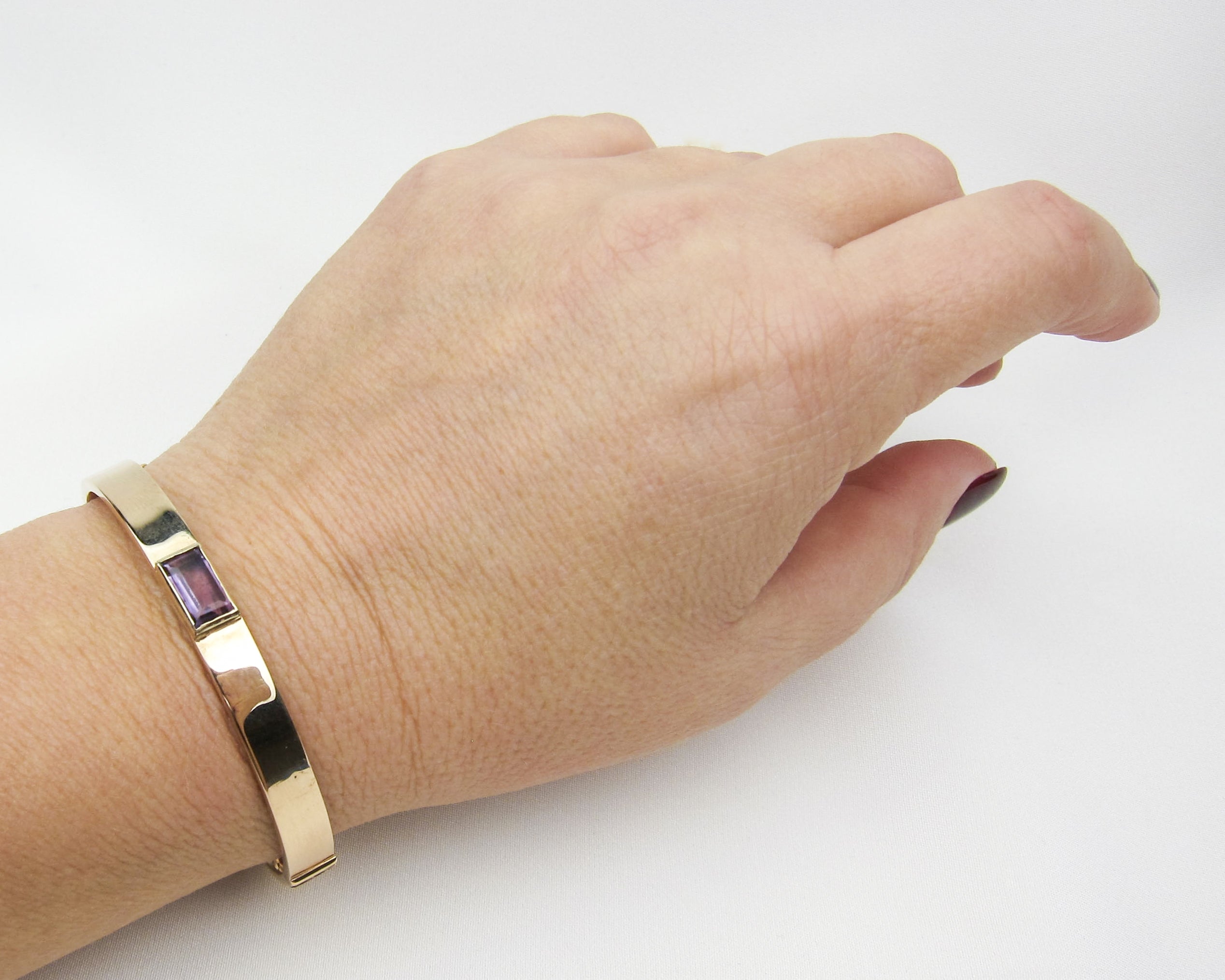 Edwardian Amethyst Bangle